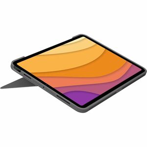 Logitech Combo Touch Tastatur/Cover für 27,9 cm (11 Zoll) Apple iPad Air 11 (2024), iPad Air (5. Generation) Tablet - Grau