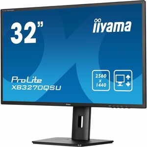 iiyama ProLite XB3270QSU-B1 32" Class WQHD LED Monitor - 16:9 - Matte Black - 80 cm (31.5") Viewable - In-plane Switching 