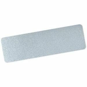 FootfallCam FC-FAC42 Fabric Staff Tag Iron Type - 80 mm Length x 25 mm Width - Rectangular - Cotton - Silver, Black - 20 Pair