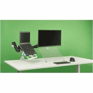 R-Go Caparo 4 Mounting Arm for Monitor - Black - Height Adjustable - 1 Display(s) Supported - 43.2 cm to 101.6 cm (40") Sc