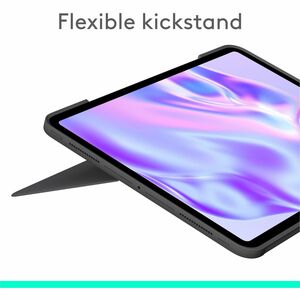Logitech Combo Touch iPad Pro 13-inch (M4)(2024) Keyboard Case - Detachable backlit keyboard with kickstand, comfortable t