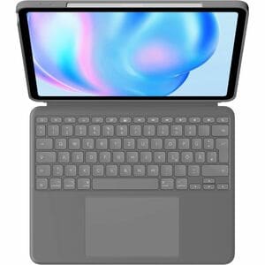 Logitech Combo Touch Tastatur/Cover für 33 cm (13 Zoll) Apple iPad Air 13 (2024) iPad Air - Grau - Plastik Körper - Abrieb