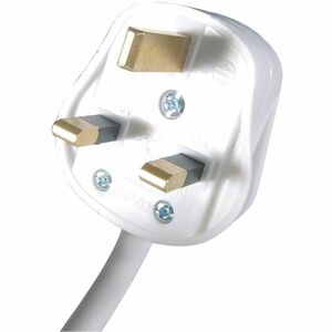 connektgear Power Strip - UK Plug - 6 x AC Power - 3m Cord - 13 A Current - 250 V AC Voltage - Wall Mountable - White