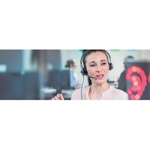 Jabra BIZ 2400 II USB Wired Over-the-head Stereo Headset - Binaural - Supra-aural - Noise Cancelling Microphone - Noise Ca