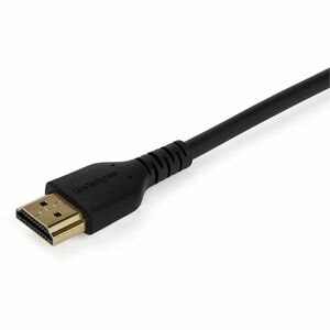 StarTech.com 5ft (1.5m) Slim HDMI 2.0 Cable, Flexible Premium HDMI Cord with Ethernet, 4K 60Hz HDR10, Aramid Fiber with TP
