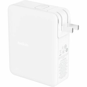 Belkin BoostCharge Pro 140 W AC适配器 - 通用适配器 - 1 USB - 3 USB Type-CSpace- 用于 笔记本电脑, MacBook Pro, MacBook, iPhone, iPad, 智能电话