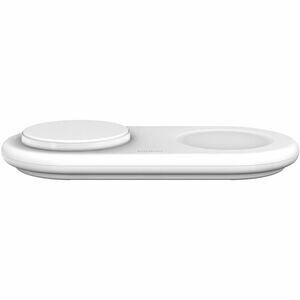 Belkin BoostCharge Pro 感应充电器 - 白 - 用于 iPhone - 输入连接器: USB - 快充, LED指示灯, 袖珍的, 磁力