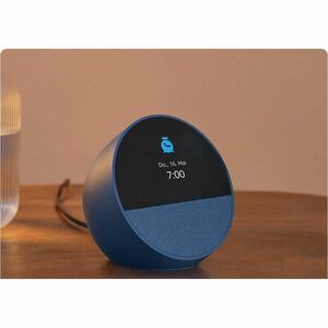 Amazon Echo Spot Smart Home Assistant - Alexa - Ocean Blue - Microphone Touchscreen