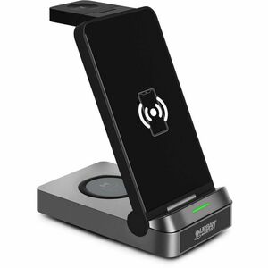 Chargeur à Induction Urban Factory Powee - Noir - 1 - Pour Smartphone, Smartwatch, Écouteurs, Écouteurs sans fil, Accessoi