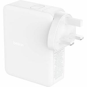 Belkin BoostCharge Pro 140 W AC Adapter - Universal Adapter - 1 USB - 3 USB Type-C - For Notebook, MacBook Pro, iPhone, Ma