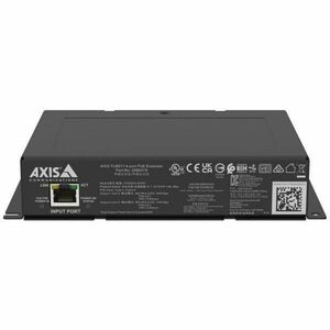 AXIS TU8011 PoE Extender 4-port - 1 x RJ-45 Input Port(s) - 4 x RJ-45 Output Port(s) - 60 W - Black