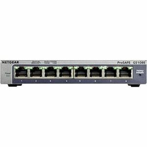 Netgear ProSafe Plus GS108E 8 Ports Ethernet Switch - Gigabit Ethernet - 10/100/1000Base-T - Grey - 2 Layer Supported - 4 