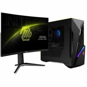 MSI MAG 321CUP 32" Class UW-QHD Curved Screen Gaming LED Monitor - 16:9 - Metallic Black, Black - 31.5" Viewable - Vertica
