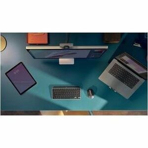 Logitech MX Anywhere 3S Rato - Bluetooth - USB - Campo escuro - 6 Taste(n) - Cinza Espacial - Sem fios - Recarregável - 80