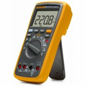 Fluke 17B+ Digital Multimeter - 1000 V, 10 A AC - 1000 V, 10 A DC - Backlight