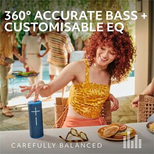 Ultimate Ears BOOM 4 Portable Waterproof Bluetooth Speaker With 360-Degree, Bold, Immersive, Crystal-Clear Sound, Floating