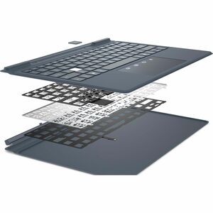Dell Collaboration Keyboard - Pogo Pin Interface - CoPilot Hot Key(s) - French (Canada) - Tablet, Stylus - TouchPad, Click