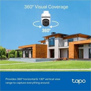 Telecamera di rete Tapo TC41 Interno/esterno 2K - Colore - 30 m Colore Visione notte - H.264 - 2304 x 1296 - 3,90 mm Fisso
