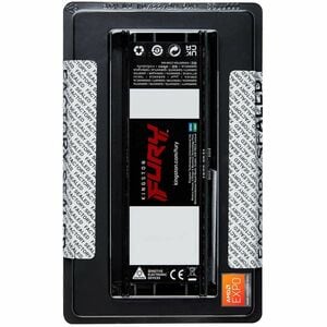 Kingston 128GB (4 x 32GB) DDR5 5600MT/s CL28 FURY Renegade Pro RDIMM Black EXPO - For Motherboard - 128 GB (4 x 32GB) - DD