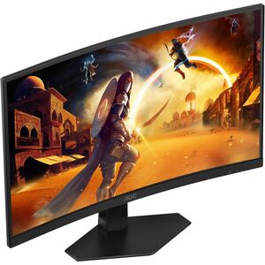 AOC C27G4ZXE 27" Class Full HD Curved Screen Gaming LED Monitor - 16:9 - Matte Black - 68.6 cm (27") Viewable - Fast IPS -