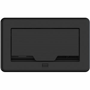 Crestron FlipTop FT2-202-MECH-PTL-B Kabelschutz - Schwarz - Metall