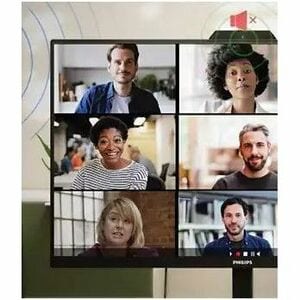 Philips 49B2U6903CH 49" (124.5 cm) Class Webcam Dual Quad HD (DQHD) Curved Screen LED Monitor - 32:9 - Textured Charcoal -