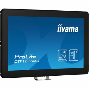 iiyama ProLite OTF1616MC-B1 16 Zoll Class LED-Touchscreen-Monitor - 16:9 Format - 25 ms Reaktionszeit - 39,6 cm (15,6 Zoll