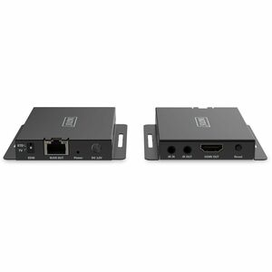 Digitus Video-Extender-Transmitter/Receiver - Verkabelt - 40 m Reichweite - 2 x Netzwerk (RJ-45) - 1 x HDMI Ein - 1 x HDMI