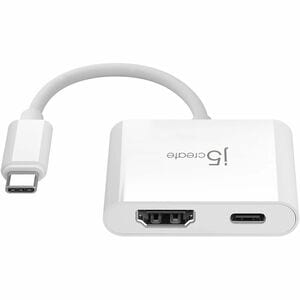 j5create JCA152 A/V-Adapter - 1 - 3840 x 2160 Supported - Weiß