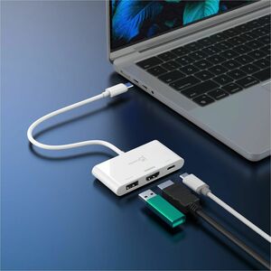 j5create JCA399 USB Tipo C Estação de ancoragem para Notebook, PC Tablet, Smartphone, Consola de jogos, Rato, Teclado, Web