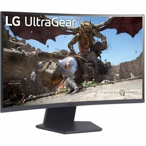 LG UltraGear 27GS60QC-B 27" (68.6 cm) Class WQHD Curved Screen Gaming LED Monitor - 16:9 - 27" (68.6 cm) Viewable - Vertic