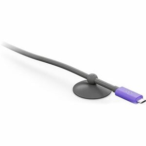 Logitech 5 m USB-C Cabo de transferência de dados - Cable for Câmara para vídeo conferência, Notebook - Primeira extremida