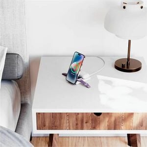 Alogic Yoga Induktionsladegerät - Weiß - 1 - für Ohrhörer, AirPod, Smartwatch, Smartphone - 9 V DC, 12 V Gleichstrom Einga