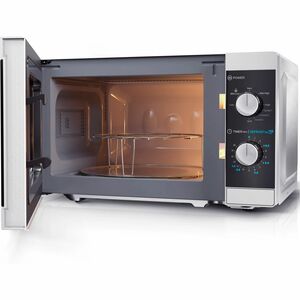 Sharp Classic YC-MG01E-S Mikrowelle - Silber, Schwarz - 20 l Kapazität - Mikrowelle - 5 Automatikprogramme - 800 W Leistun