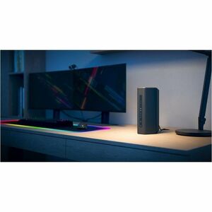 Netgear Nighthawk RS300 Wi-Fi 7 IEEE 802.11be Ethernet Drahtlos Router - Triband - 2,40 GHz ISM-Band - 6 GHz UNII-Band - 4