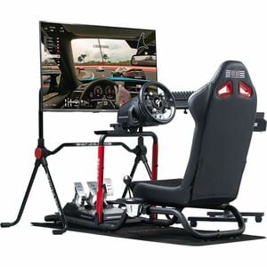 Next Level Racing Wheel Stand Lite 2.0 - 66.14 lb Load Capacity - 29.5" Height x 22.4" Width - Wheels, Compact, Durable, P