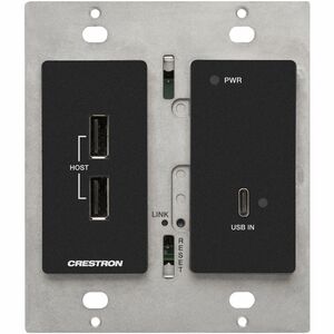 Crestron DM Lite HD-TXU-4KZ-111-2G-B Video Extender Transmitter - Wired - 70.10 m Range - 1 x Network (RJ-45) - 3 x USB - 