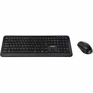 Clavier et souris Targus AKM610FR - AZERTY - Français - USB Sans fil RF 2,40 GHz Clavier - Couleur du clavier/pavé tactile