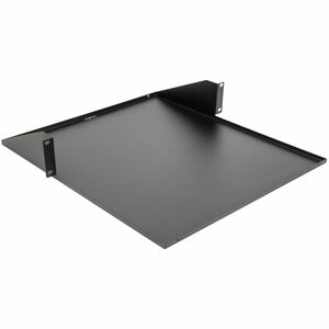 Rocstor 2U Server Cantilever Deep Center Rack Shelf - 2 Post - Center Mount - Solid - For Rack, A/V Equipment, Equipment, 