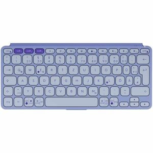 Logitech Keys-To-Go 2 Keyboard - Wireless Connectivity - German - QWERTZ Layout - Lilac - Scissors Keyswitch - Bluetooth -