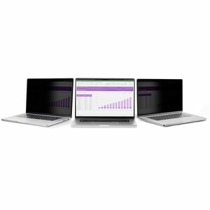 StarTech.com Plastic Anti-glare Privacy Screen Filter - Black - 1 - For 39.6 cm (15.6") Widescreen LCD Notebook - 16:10 - 