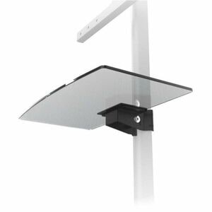 Étagère Erard Pro - Largeur 43,80 cm (17,24") x Profondeur 24 cm (9,45")Épaisseur 0,60 cm (0,24") - Ver, Acier - Noir - Ha