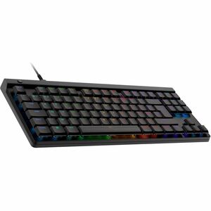 Logitech G G515 TKL Gaming Keyboard - Cable Connectivity - USB Interface - RGB LED - French - AZERTY Layout - Black - GL T