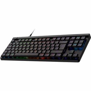 Logitech G G515 TKL Gaming Keyboard - Cable Connectivity - USB Interface - RGB LED - German - QWERTZ Layout - Black - Tact