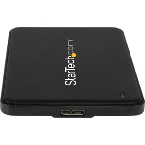 StarTech.com Drive Enclosure - USB 3.0 Host Interface - UASP Support External - Black - 1 x Total Bay - 1 x 2.5" Bay - Pla