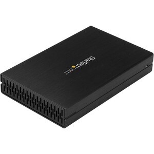 StarTech.com Drive Enclosure SATA/600 - USB 3.1 Micro-B Host Interface - UASP Support External - Black - 1 x HDD Supported