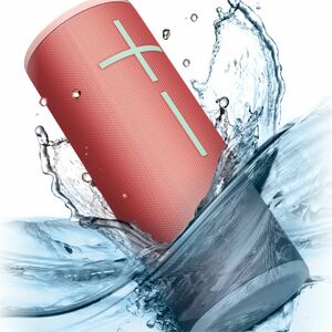 Ultimate Ears MEGABOOM 4 Tragbar Bluetooth Lautsprechersystem - Himbeere - Aufladbarer Akku - USB