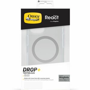 OtterBox React Case for Apple iPhone 16 Smartphone - Clear - Retail - 1 - Drop Resistant, Scrape Resistant - Plastic - Wir