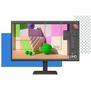 Samsung ViewFinity S8 S27D800UAU 27 Zoll Klasse 4K UHD LCD-Monitor - 68,6 cm (27 Zoll) Viewable - IPS-Technologie (In-Plan