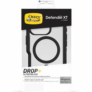 OtterBox Defender Series XT Robust Hülle für Apple iPhone 16 Pro Smartphone - Dark Side (Transparent/Schwarz) - Retail - 1